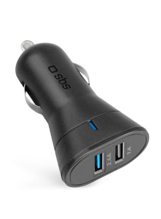 اس بي اس إس بي إس شاحن سيارة سريع بقوة 12 وات مع مخرجين USB - Image 2